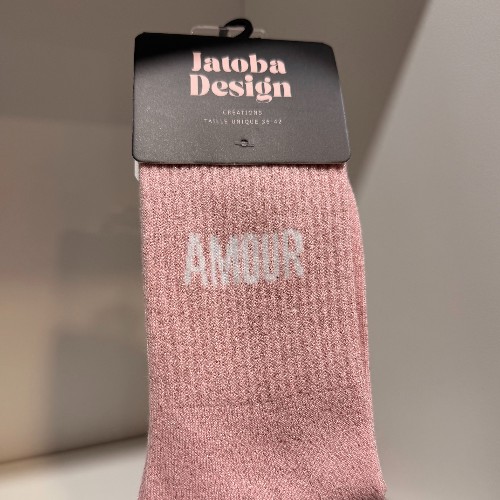 JATOBA DESIGN - Chaussettes à paillettes AMOUR