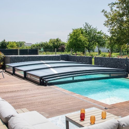 Abri de piscine télescopique Abrisud