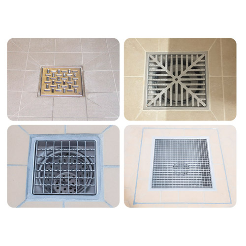 SIPHONS  CARRES MONOBLOCS 200X200 ET 300X300