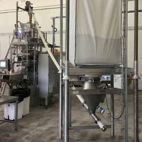 Station de vidange big-bag pour dépotage des poudres