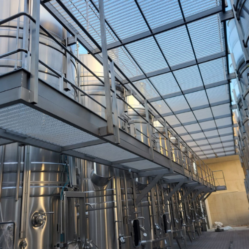 Passerelle inox sur-mesure