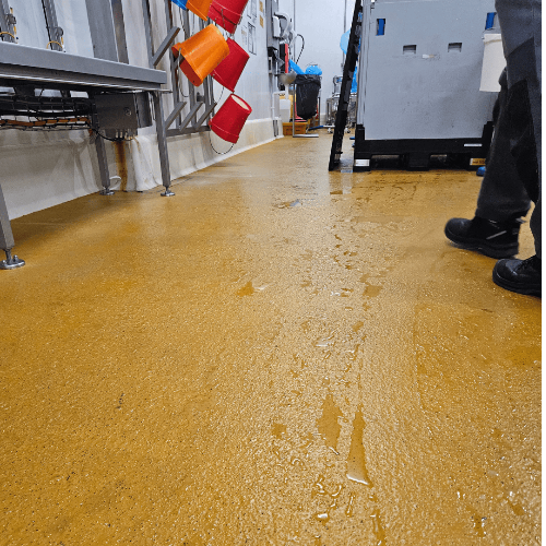 Revêtement de sol agroalimentaire en résine haute performance