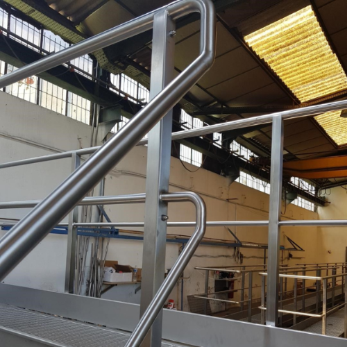 Garde-corps inox droit sur mesure