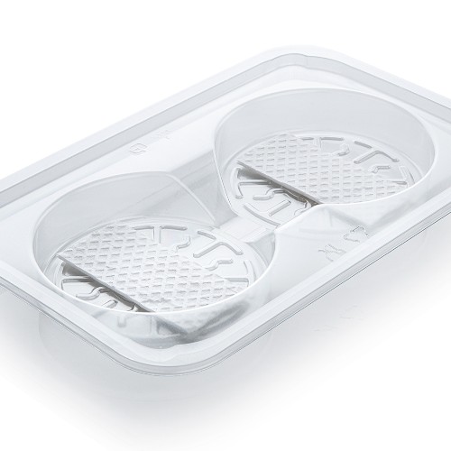 Emballage avec buvards alimentaires mono ou multi compartiments