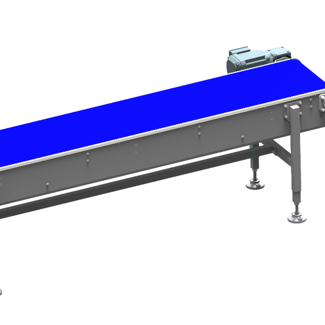 Convoyeur droit à tapis modulaire
