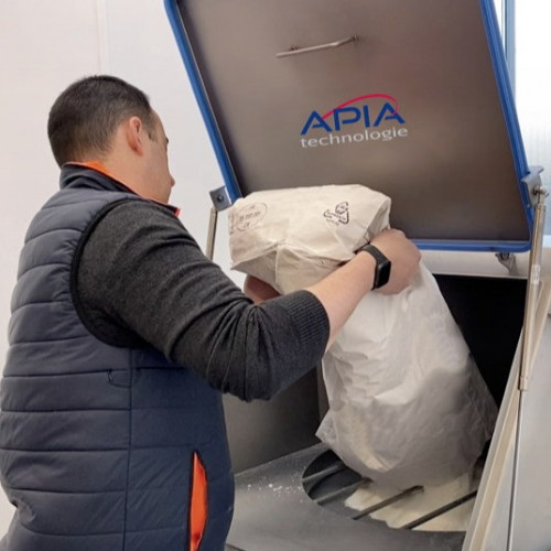 Grille Vibrante de Sécurité (GVS) pour vide-sacs poudres