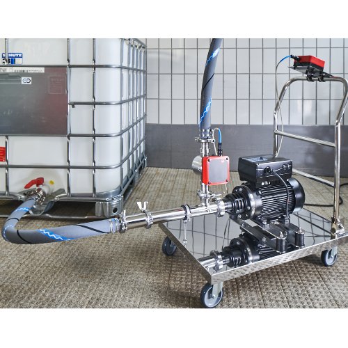 Pompe à rotor excentré alimentaires sur chariot B70H