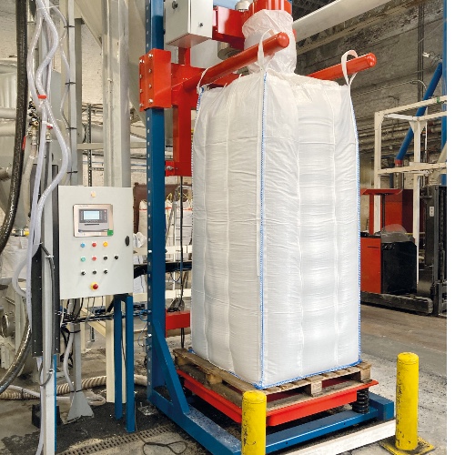 Station de remplissage et de vidange bigbag