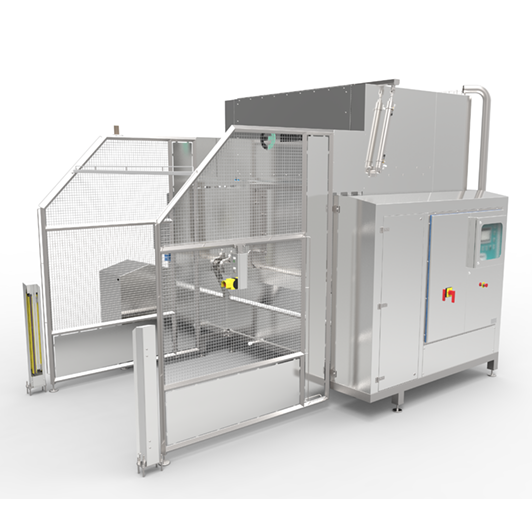 Cabinets de lavage de pallbox et bacs Europe