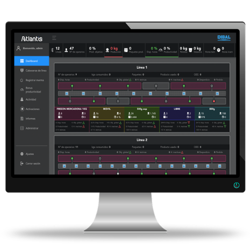 SOFTWARE FOR PRODUCTIVITY CONTROL IN VT-600 PC BASED WEIGHT INDICATORS