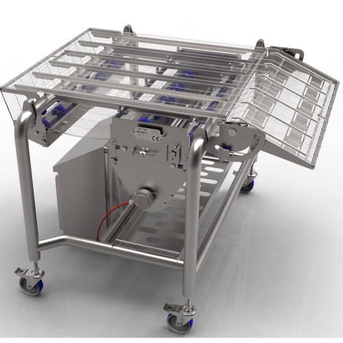 convoyeur bande maille inox