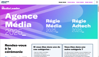 Le prix  Agence Media de l'année