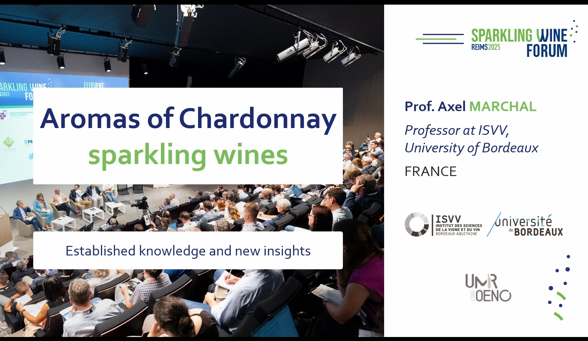 [SWF25] Aromas of Chardonnay sparkling wines: established knowledge and new discoveries