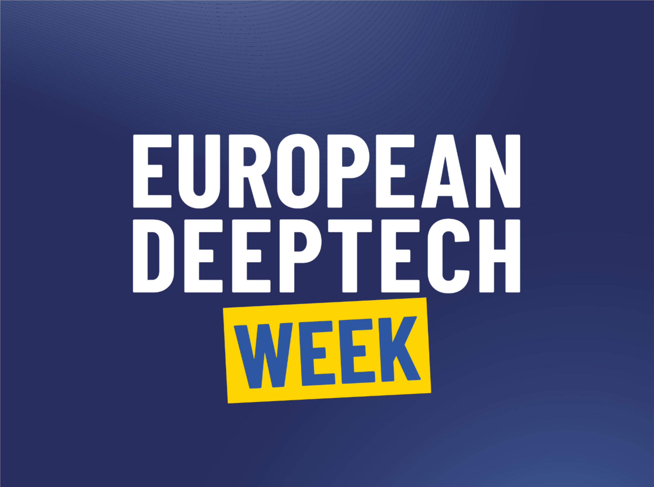 DEEPTECH WEEK 2026 