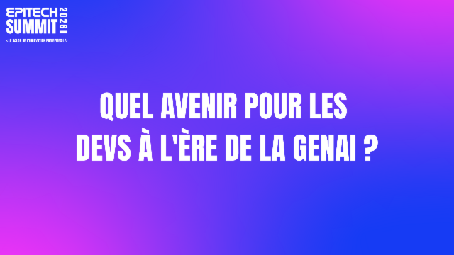 Quel avenir pour les devs à l'ère de la GenAI ?