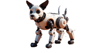 Robot livreur qui a du chien
