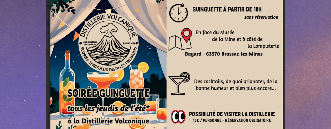 La Guinguette estivale de la Distillerie Volcanique 