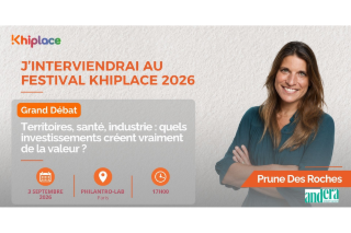 ⭐️ Festival Khiplace : Prune des Roches (Andera Partners), investir dans les territoires pour transformer l’économie réelle