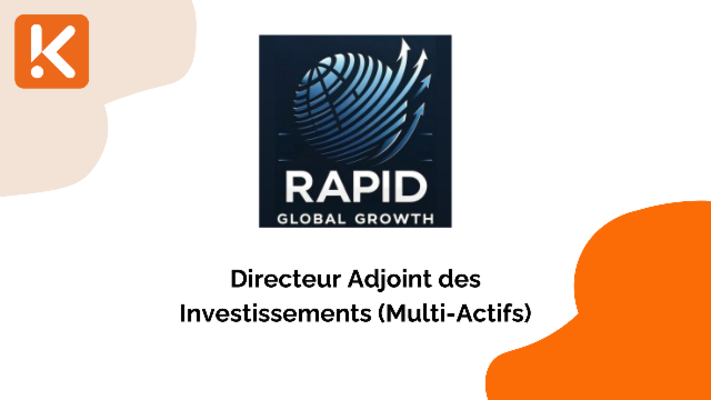 RGG Capital – Single Family Office recherche un Directeur Adjoint des Investissements (Multi-Actifs) – Dubaï