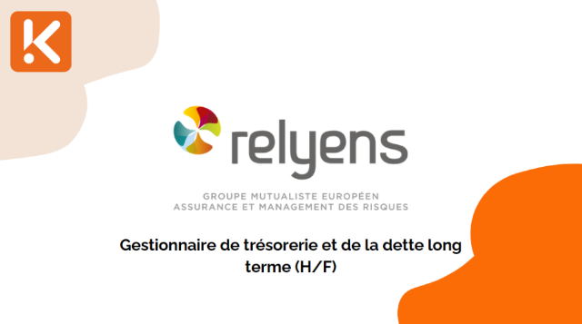 Relyens recrute un(e) responsable marché financier obligataire et dette privée (H/F)