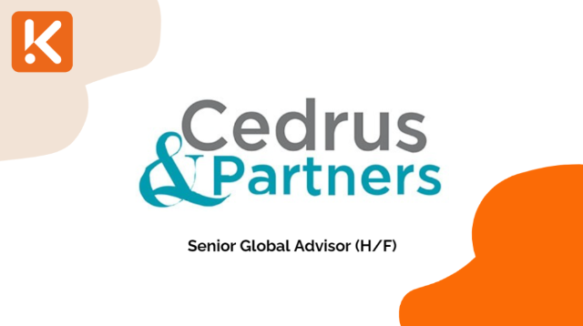 Cedrus & Partners recrute un Senior Global Advisor (H/F)