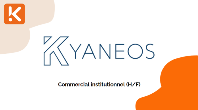 Kyaneos recherche un commercial institutionnel (H/F)