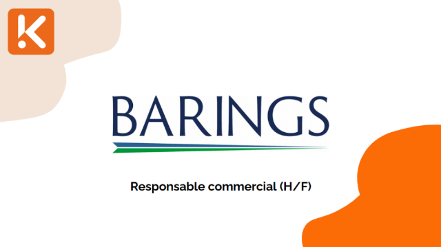 Barings recherche un responsable commercial (H/F) en France pour épauler Censi Zhou