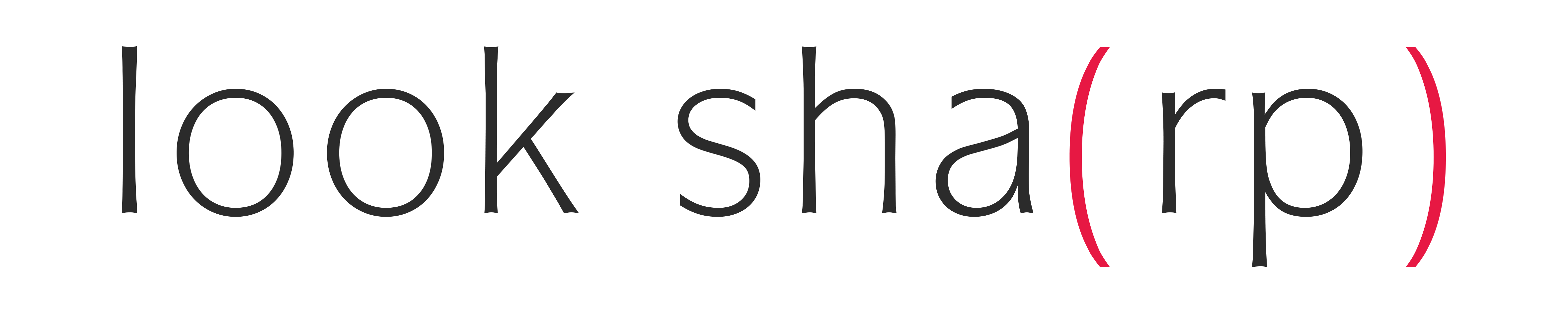 Look Sharp