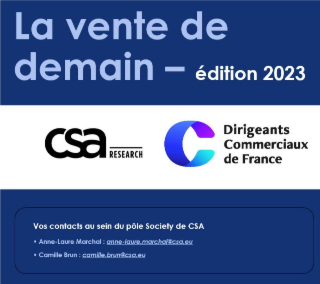 La vente demain –  la nouvelle étude DCF Lab
