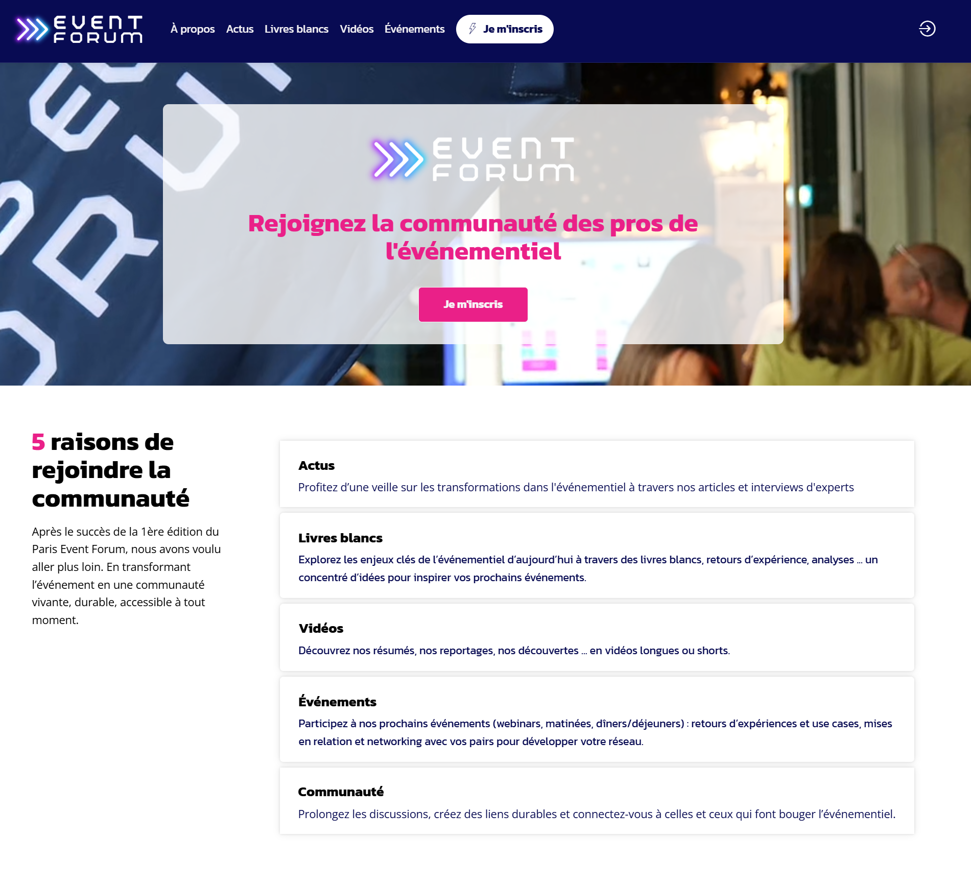French Event Forum lancement