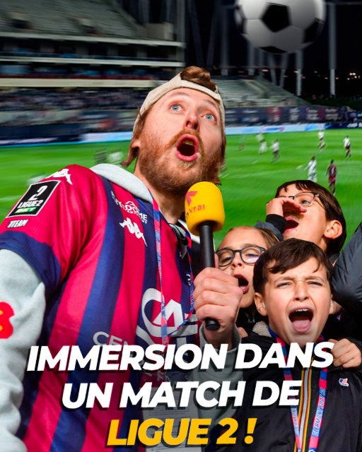 Un match de Ligue 2, ça ressemble à quoi en vrai ? 👀