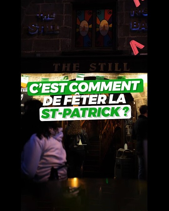 C'EST COMMENT DE FÊTER LA ST-PATRICK ?
