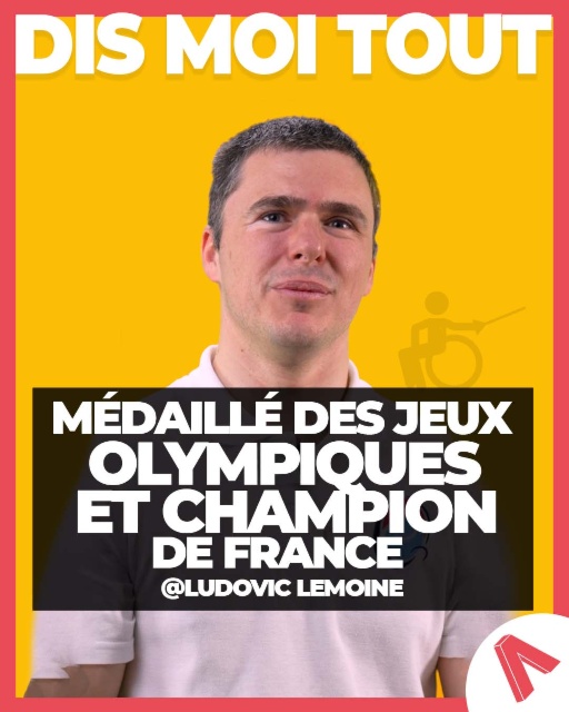 LUDOVIC LEMOINE : MÉDAILLÉ DES JEUX OLYMPIQUES ET CHAMPION DU MONDE