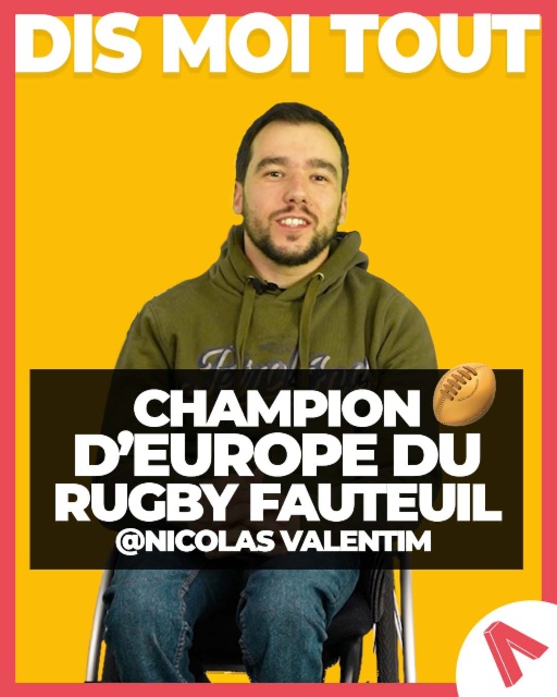 CHAMPION D'EUROPE DE RUGBY FAUTEUIL