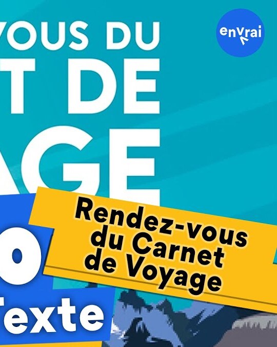 [ L'info En texte ] le 21e Rendez-vous du Carnet de Voyage