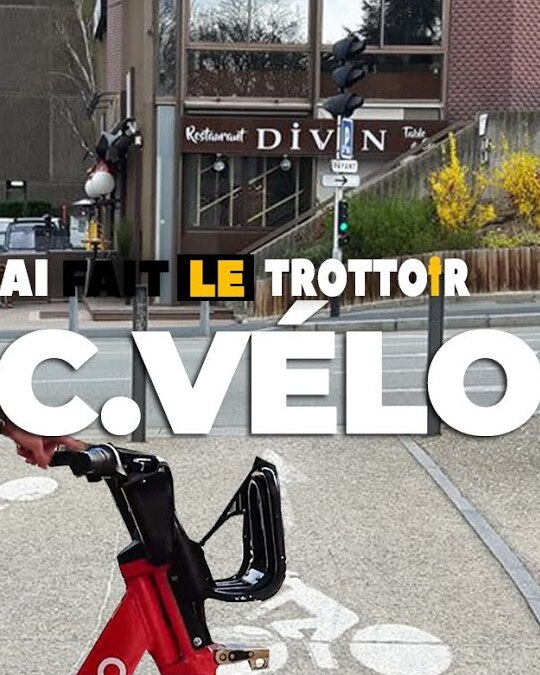 EN VRAI FAIT LE TROTTOIR - LE C.VÉLO