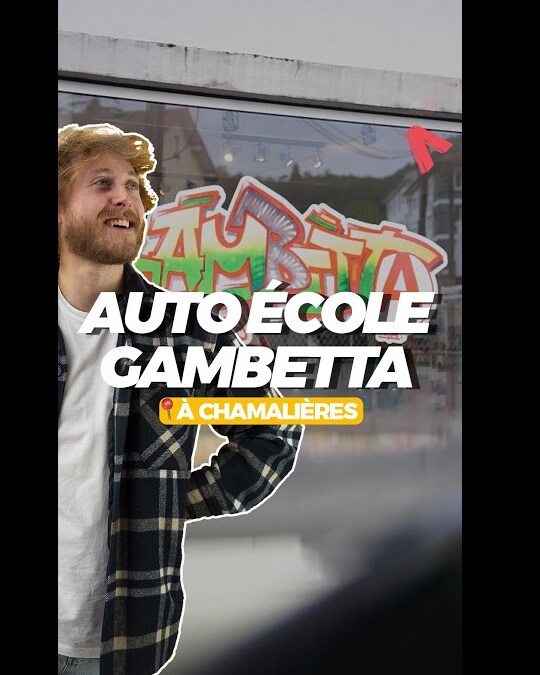 L'AUTO ÉCOLE GAMBETTA À CHAMALIÈRES
