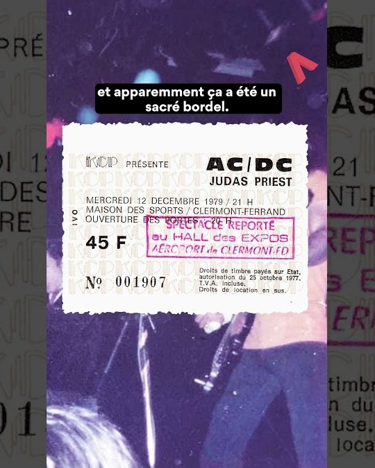 LES FAITS SURPRENANTS EN AUVERGNE - ACDC À LA MAISON DES SPORTS
