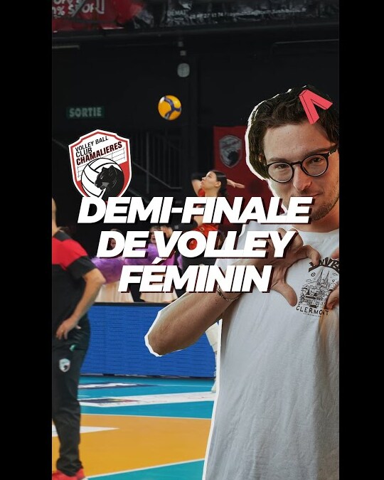 DEMI-FINALE DE LA COUPE DE FRANCE DE VOLLEY FÉMININ !