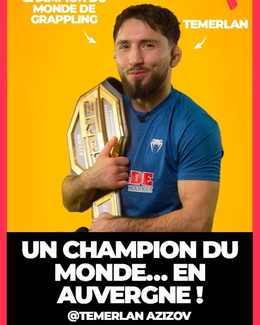 Azizov Temerlan est champion du monde de MMA et champion du monde de grappling. 🏆🔥