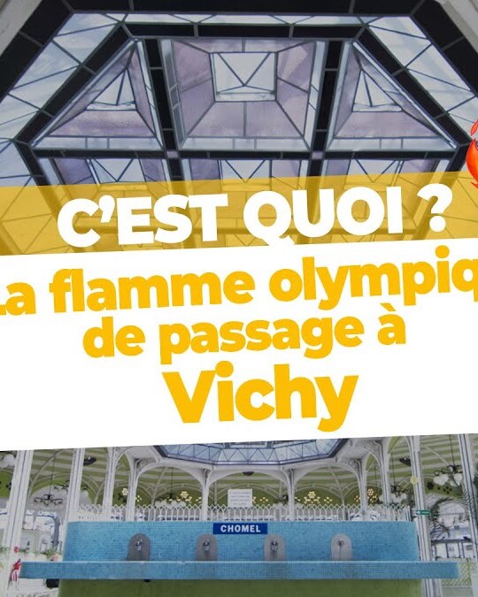 La flamme olympique de passage à Vichy !