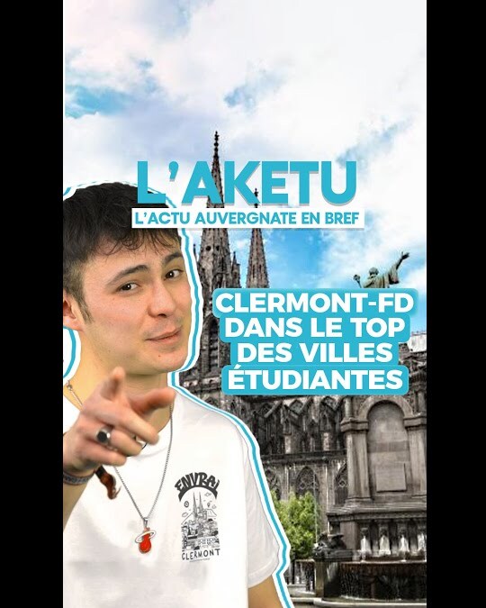 CLERMONT DANS LE TOP 8 DES VILLES ÉTUDIANTES