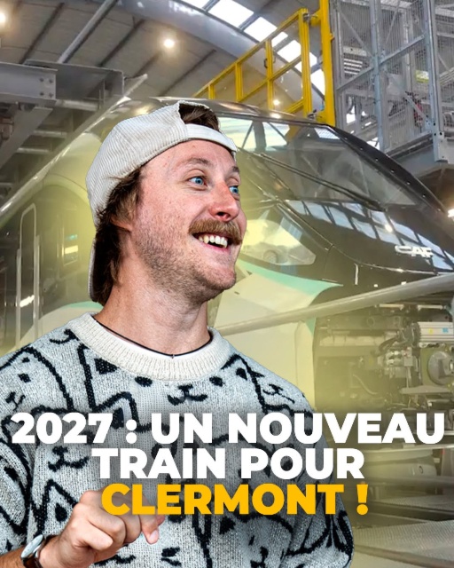 Nouvelle ère pour les trajets Clermont-Paris avec les trains “Oxygène” !