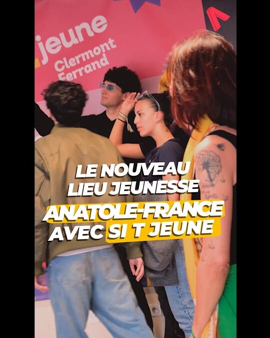 Inauguration du lieu jeunesse Anatole-France à Clermont-Ferrand
