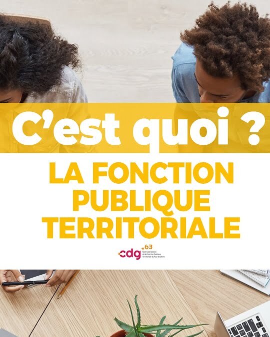 LA FONCTION PUBLIQUE TERRITORIALE