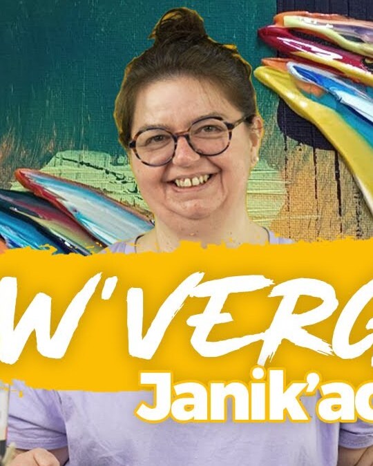 DRAW'VERGNAT AVEC JANIK'ACRYLIK !