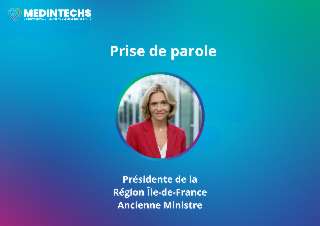 Madame Valérie PÉCRESSE - Présidente de la Région Île-de-France