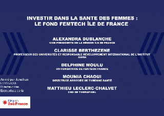 Investir dans la santé des femmes : Le fonds Femtech Île-de-France