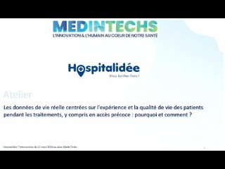 Les données de vie réelle centrées sur l'expérience et la qualité de vie des patients ...