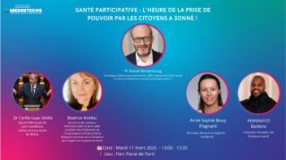 SANTÉ PARTICIPATIVE : L'HEURE DE LA PRISE DE POUVOIR PAR LES CITOYENS A SONNÉ !